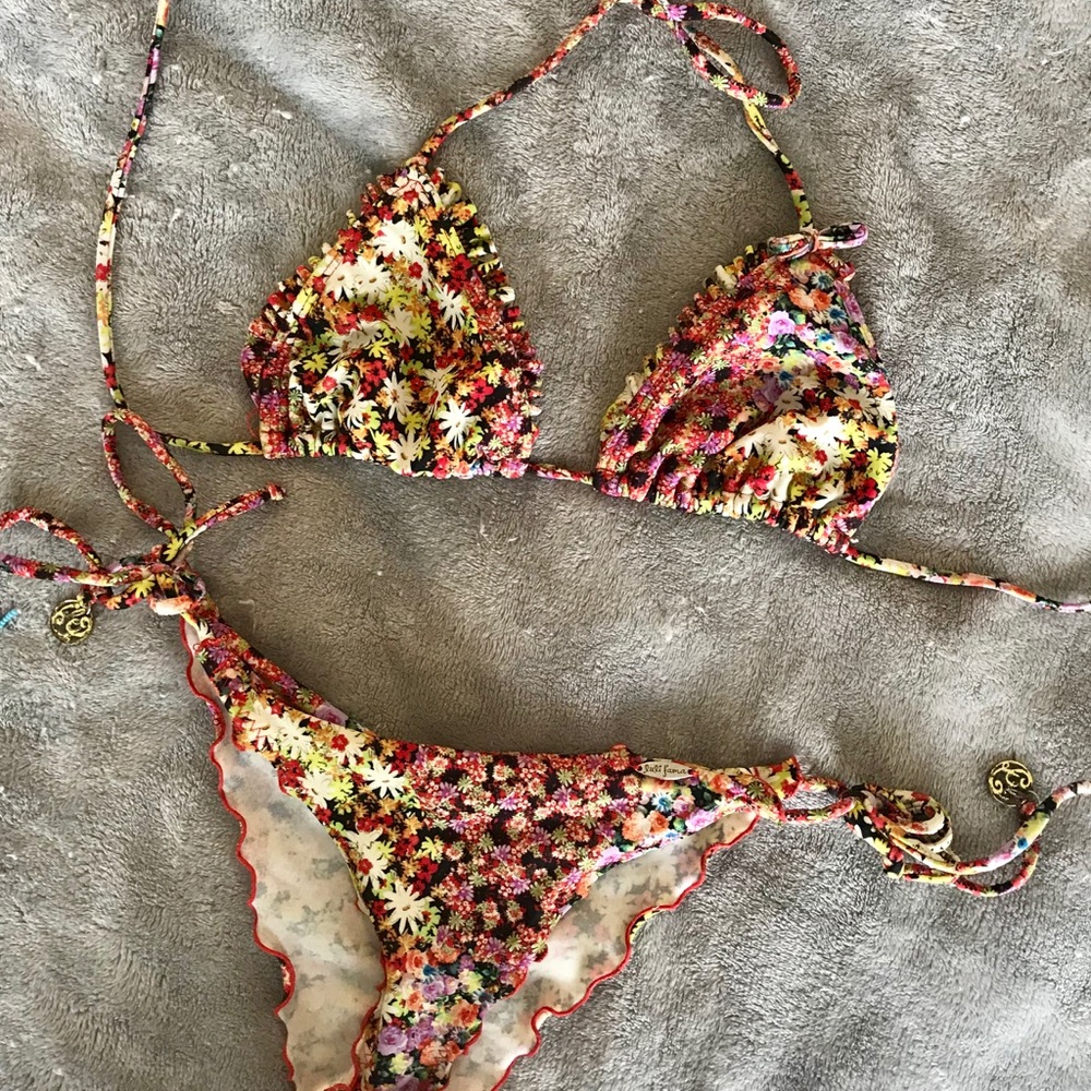 Luli Fama Floral Swimsuit